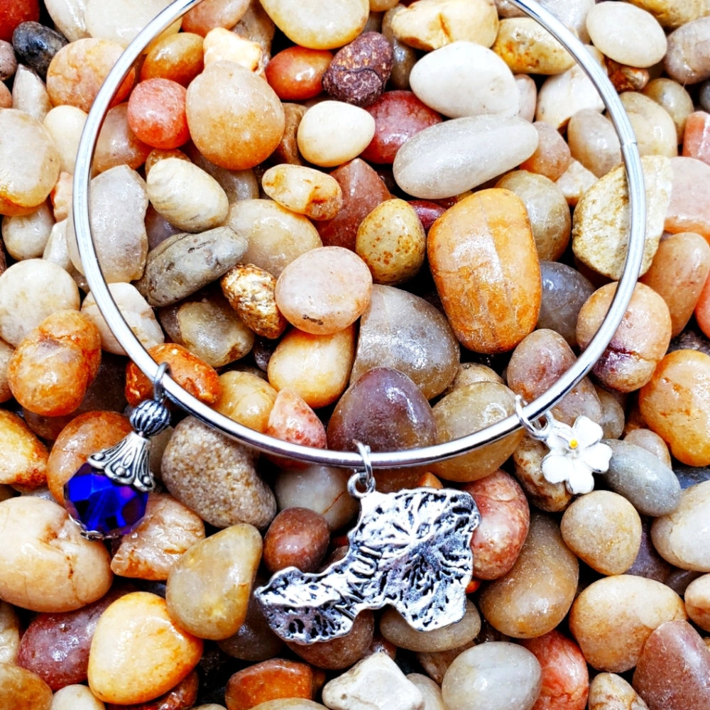 Maui bangle Burple Flower